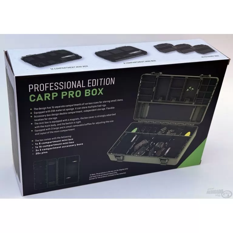 HALDORÁDÓ Carp Pro Box - Pontyos aprócikk és előketartó doboz / 11