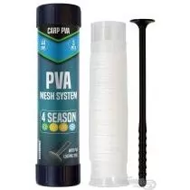 HALDORÁDÓ Carp PVA Mesh System 44 mm - PVA háló csövön tömörítővel 5 m