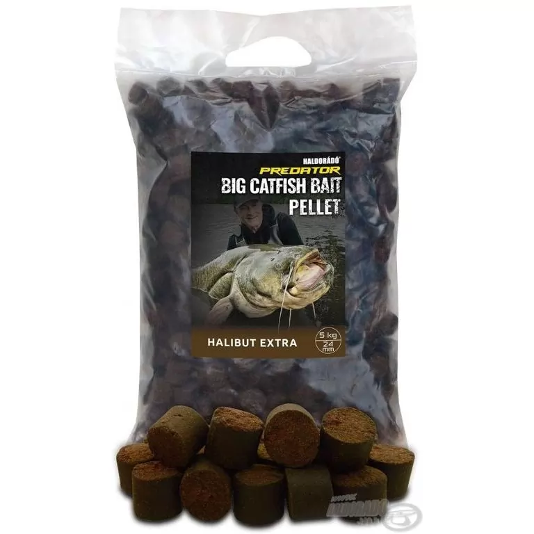 HALDORÁDÓ Catfish Bait Pellet 24 mm - Halibut Extra 5 kg / 1