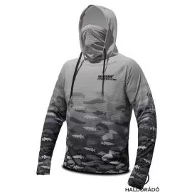 HALDORÁDÓ Catfish Black UPF 50+ Long Sleeve XXXL