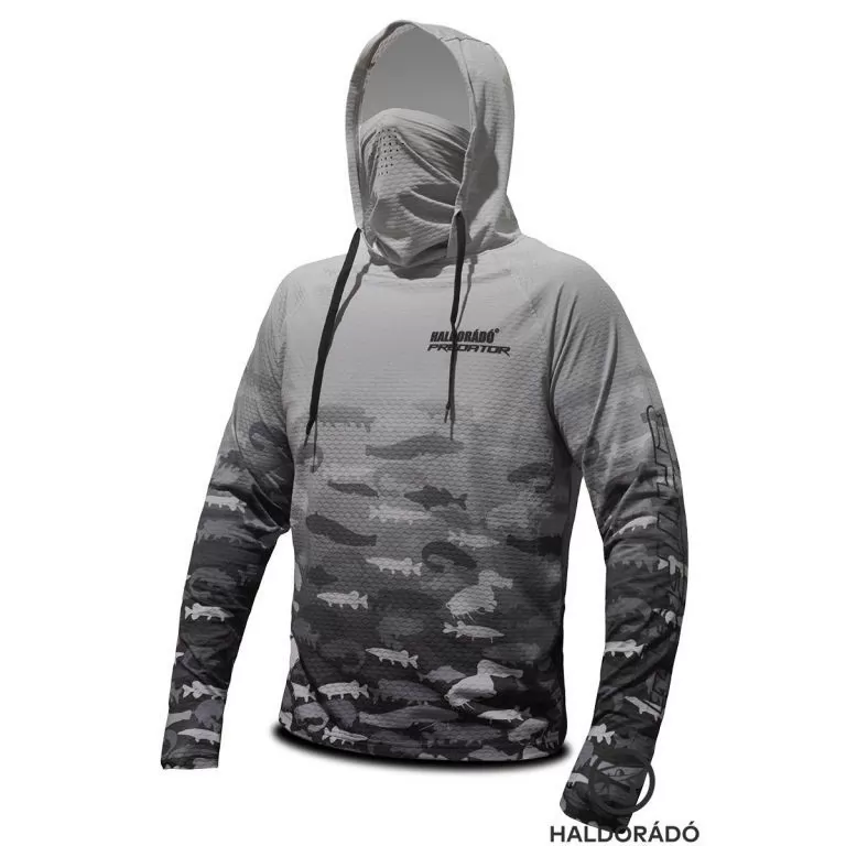 HALDORÁDÓ Catfish Black UPF 50+ Long Sleeve XXXL / 1