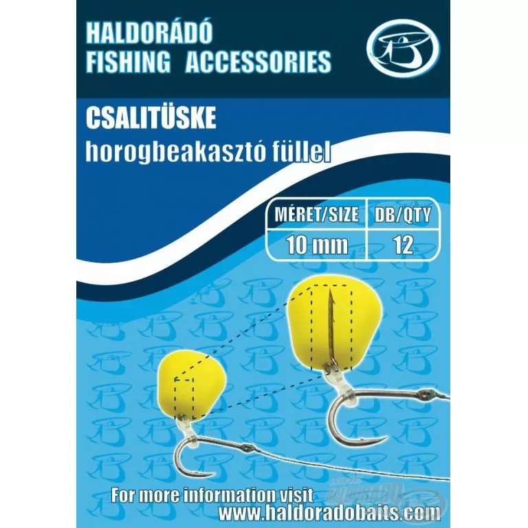 HALDORÁDÓ Csalitüske horogbeakasztó füllel 10 mm / 1