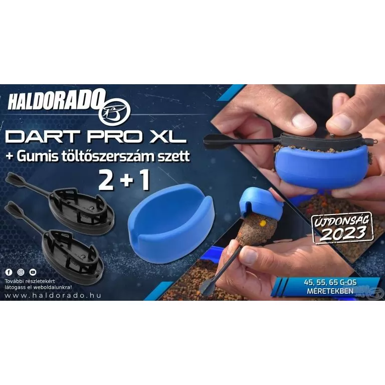 HALDORÁDÓ Dart Pro XL 55 g kosár szett / 3