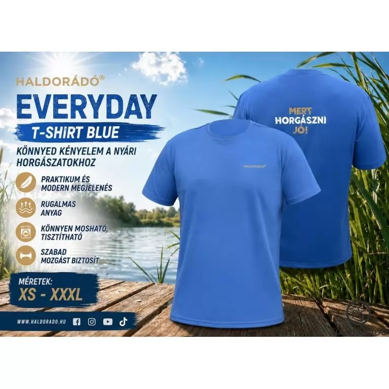 HALDORÁDÓ Everyday T-Shirt Blue M / 1