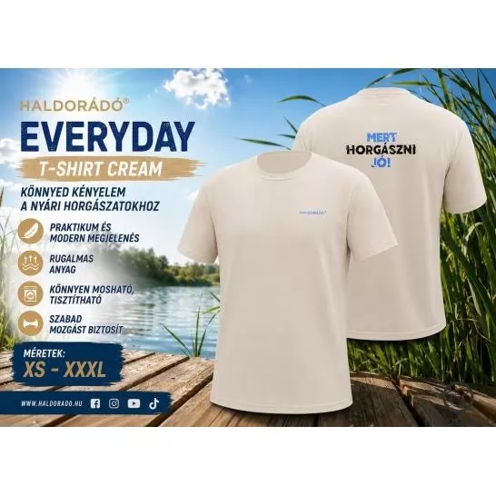 HALDORÁDÓ Everyday T-Shirt Cream L termék kép
