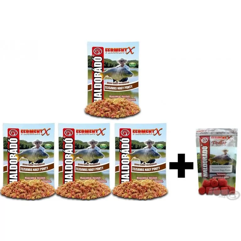 HALDORÁDÓ FermentX - Tejsavas Nagy Ponty + Ajándék csali / 2