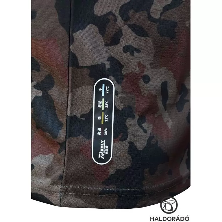 HALDORÁDÓ FES Tactical Tee Camo UPF 50+ L / 5