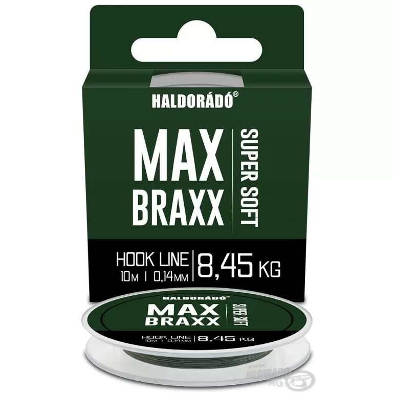 HALDORÁDÓ MAX Braxx - Super Soft Hook Line 0,14 mm / 1