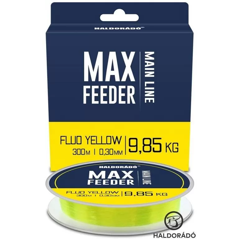 HALDORÁDÓ MAX Feeder Fluo Yellow 0,30 mm / 300 m / 1
