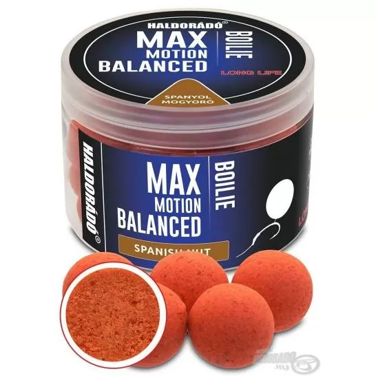 HALDORÁDÓ MAX MOTION Boilie Balanced 20 mm - Spanyol Mogyoró