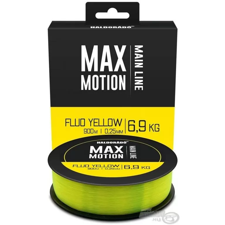 HALDORÁDÓ MAX MOTION CARP Fluo Yellow 0,25 mm / 900 m / 1