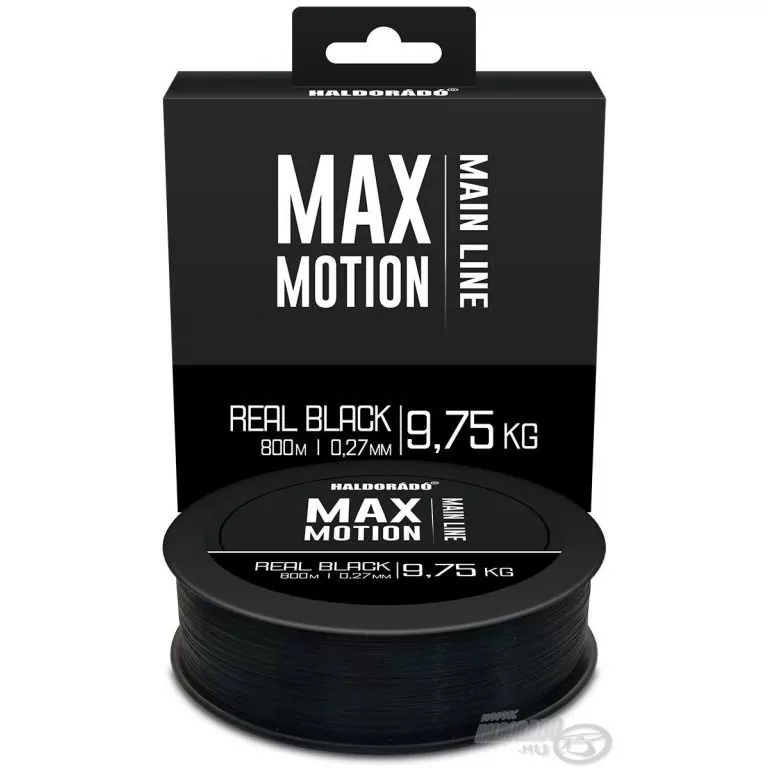 HALDORÁDÓ MAX MOTION CARP Real Black 0,27 mm / 800 m / 1