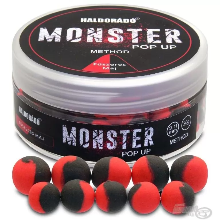 HALDORÁDÓ MONSTER Pop Up Method - Fűszeres Máj / 1