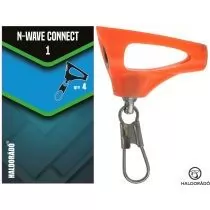HALDORÁDÓ N-WAVE CONNECT 1 - SIC betétes, erős csúszó forgós karabiner