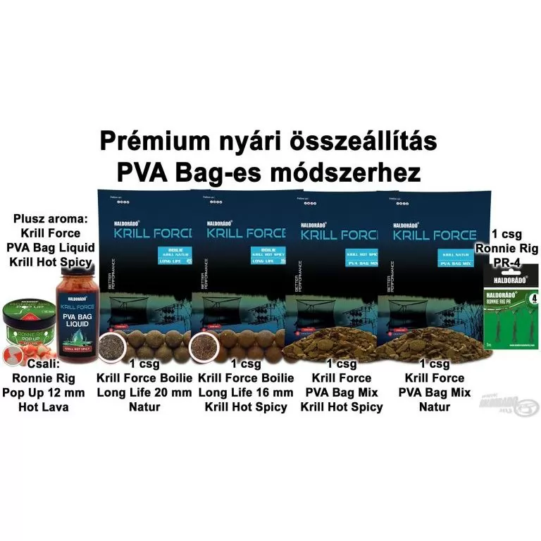 HALDORÁDÓ Nyári recept 7 - Prémium nyári összeállítás PVA Bag-es módszerhez / 1