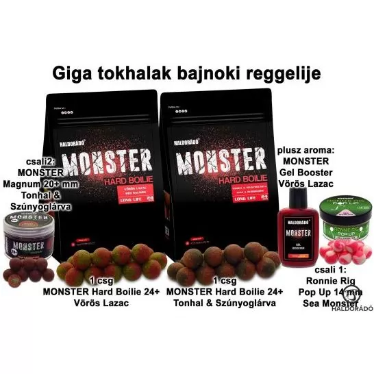 HALDORÁDÓ Őszi recept 11 - Giga tokhalak bajnoki reggelije termék kép