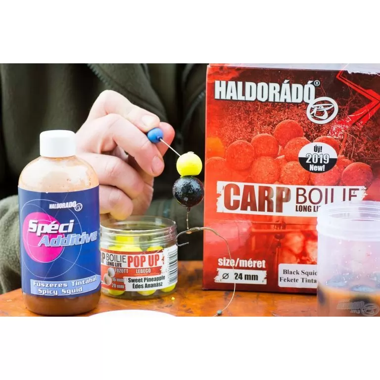 HALDORÁDÓ Pop Up főzött csalizó bojli - Édes Ananász 16-20 mm HALDORÁDÓ Pop Up főzött csalizó bojli - Édes Ananász 16-20 mm