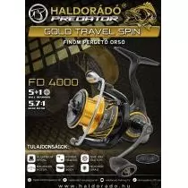 HALDORÁDÓ Predator Gold Travel Spin FD 4000 finom pergető orsó termék kép