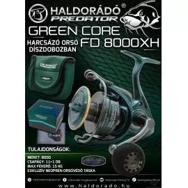 HALDORÁDÓ Predator Green Core FD 8000XH harcsázó orsó díszdobozban termék kép