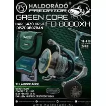 HALDORÁDÓ Predator Green Core FD 8000XH harcsázó orsó díszdobozban termék kép