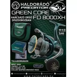 HALDORÁDÓ Predator Green Core FD 8000XH harcsázó orsó díszdobozban termék kép