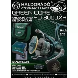 HALDORÁDÓ Predator Green Core FD 8000XH harcsázó orsó díszdobozban termék kép