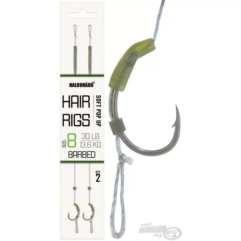 HALDORÁDÓ Soft Pop Up Hair Rigs - 8 / 1
