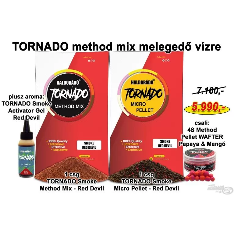 HALDORÁDÓ Tavaszi recept 2 - TORNADO method mix melegedő vízre / 1