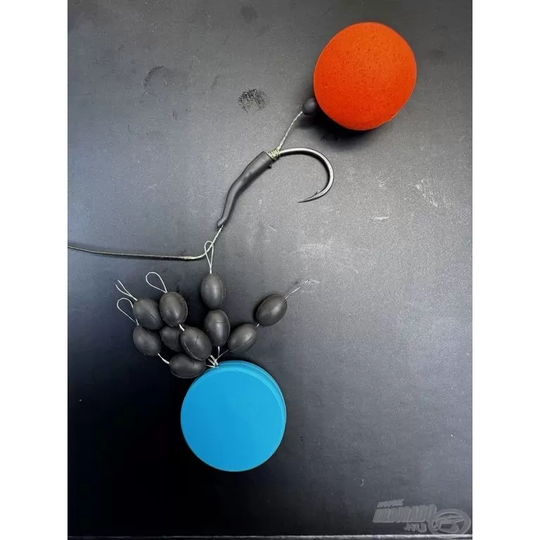 HALDORÁDÓ Tungsten Oval Bead 6 mm - Volfrám horogelőke súlyozó és gumi ütköző / 6