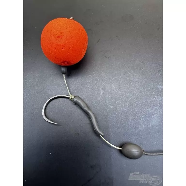 HALDORÁDÓ Tungsten Oval Bead 8 mm - Volfrám horogelőke súlyozó és gumi ütköző / 7