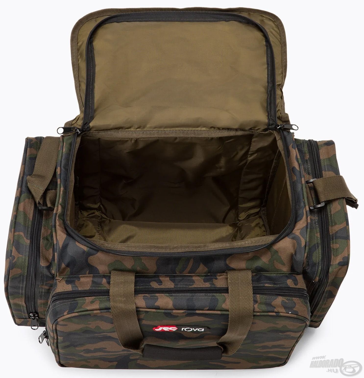 Wasserdichte Angeltasche JRC Rova Rod Carryall – Tragetasche Für 3 Brandungsruten, Camo Design | Wasserdicht & Vollgepolstert Brandungsangeln Rutenhalter
