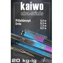 KAIWO Cápa-szúrás 8,1 m LE - pillekönnyű és erős spiccbot maximum 20 kg-os halakig