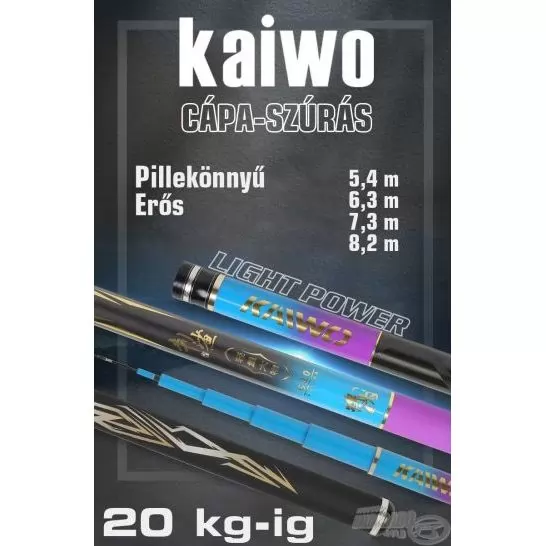 KAIWO Cápa-szúrás 8,1 m LE - pillekönnyű és erős spiccbot maximum 20 kg-os halakig termék kép