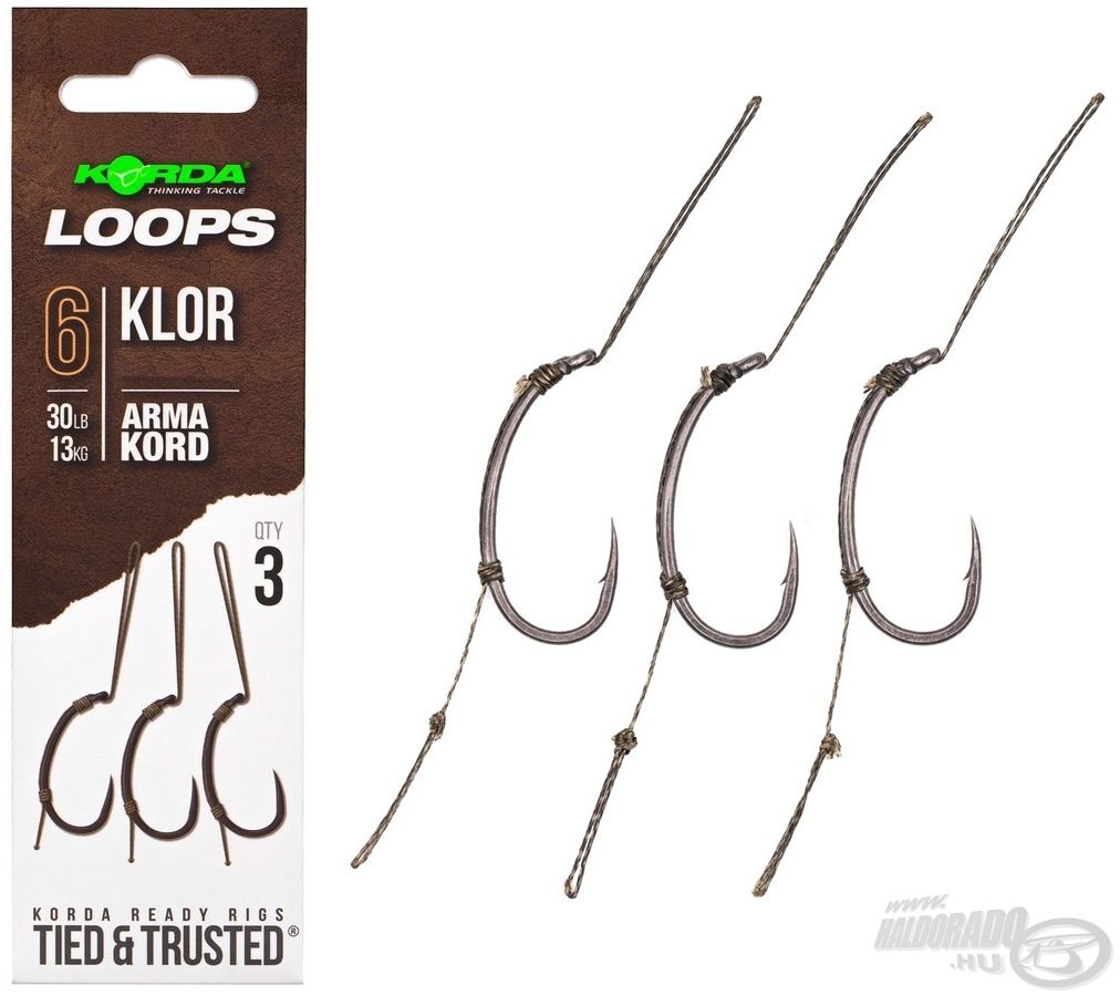KORDA Loop Rigs Klor 6 - 30 Lbs | Haldorádó Webáruház