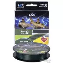 L&K Fine Braid 8 Dark Green - 0,15 mm