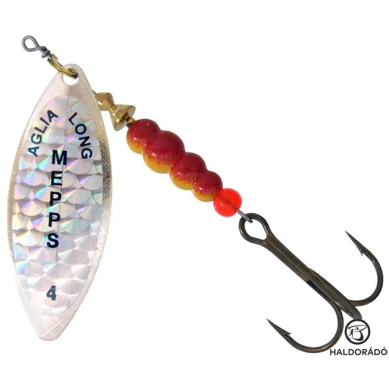 Mepps Aglia Long Rainbow 4 - Ezüst / 1