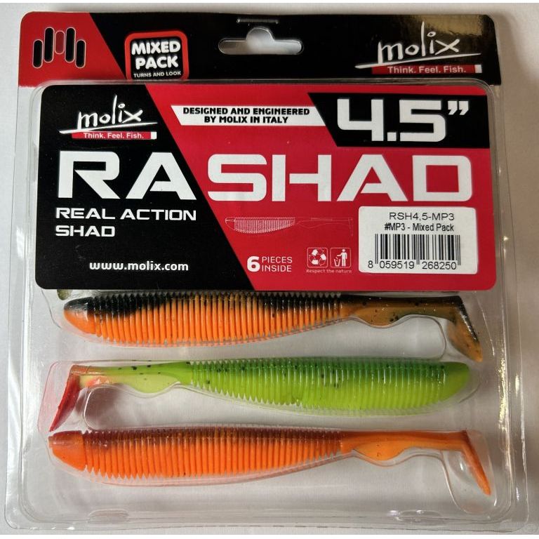 MOLIX RA SHAD 11,5 cm - Mixed Pack - MP3