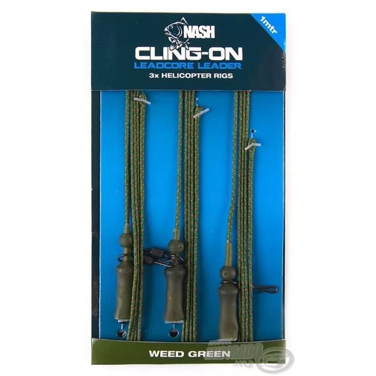 NASH Cling-On Leadcore Helicopter Leader Weed 1 m / 1