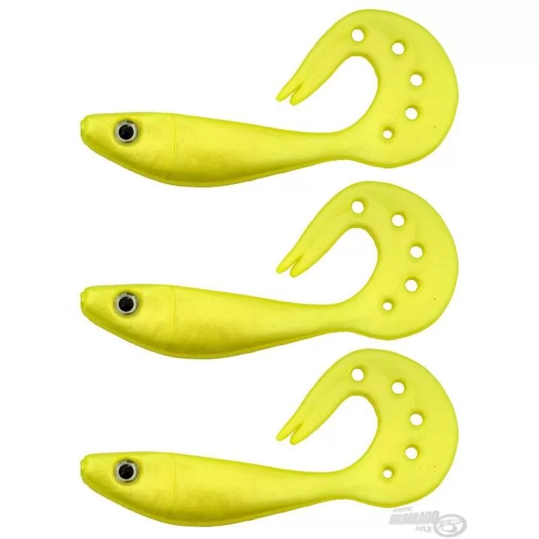 NEVIS Vantage Twister Shad 9 cm - Sárga / 1