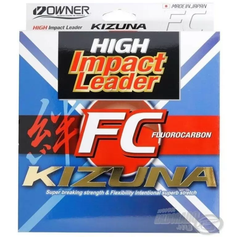 OWNER Kizuna High Impact Leader Fluorocarbon 50 m - 0,19 mm / 1