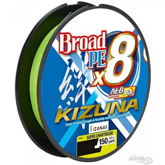 OWNER Kizuna X8 Chartreuse 135 m - 0,12 mm