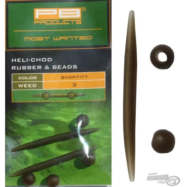 PB PRODUCTS Heli-Chod Rubber & Beads Weed / 1