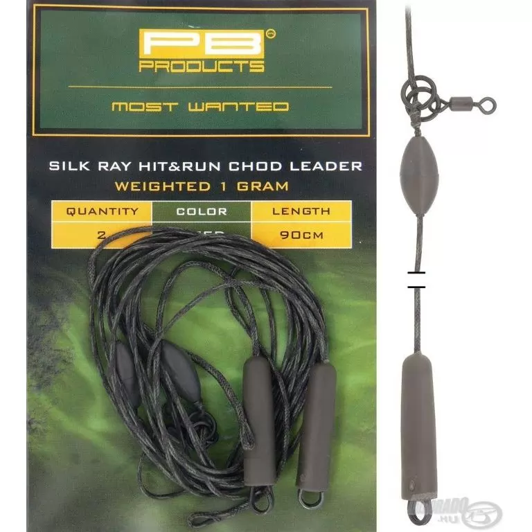 PB PRODUCTS Hit & Run Chod Leader Weed 90 cm / 1