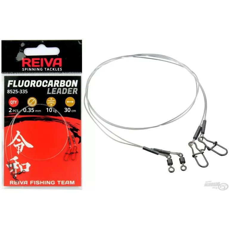 REIVA Fluorocarbon előke 30 cm - 0,50 mm - 2 db / 1