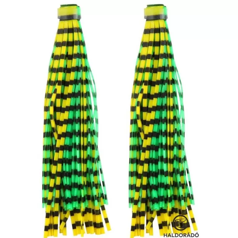REIVA Silicon Skirt 9 cm - Zöld-sárga / 1