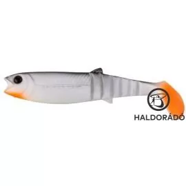 SAVAGE GEAR Cannibal Shad 20 cm - White-Black 1 db - harcsa és kapitális csuka pergetéshez