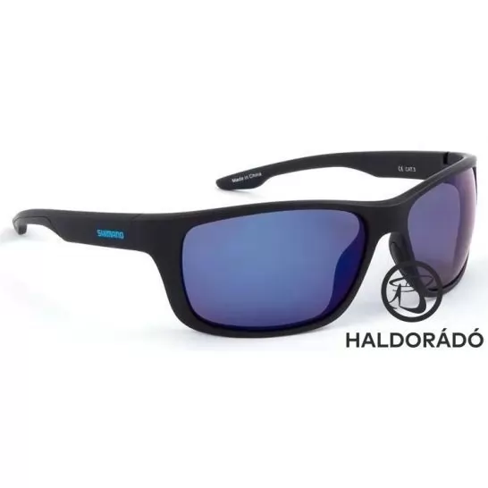 SHIMANO Antares Matte Black & Blue Mirror napszemüveg
