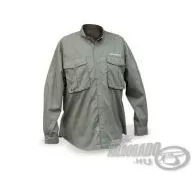 SHIMANO S.T.C. Hosszú ujjú ing olive M
