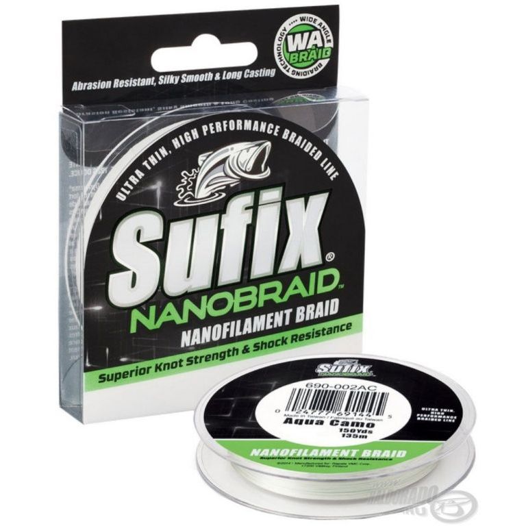 SUFIX Nano Braid Aqua Camo 100 m - 0,12 mm