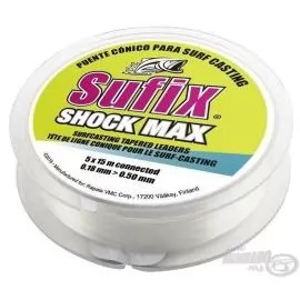 SUFIX Shock Max Tapered Line 5x15 m - 0,26-0,57 mm